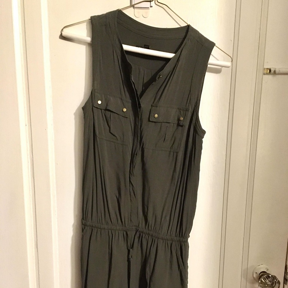 Banana Republic Dark Green Romper